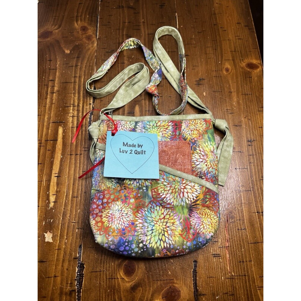 Handmade Quilted Crossbody Bag
